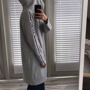 dkny longline hoodie